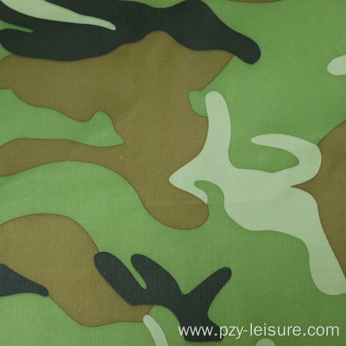 Camouflage printed Polyester taffeta UV-resietant fabric
